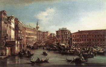 弗朗西斯科 格拉蒂 The Rialto Bridge with the Palazzo dei Camerlenghi 弗朗西斯科 格拉蒂 The Rialto Bridge with the Palazzo dei Camerlenghi